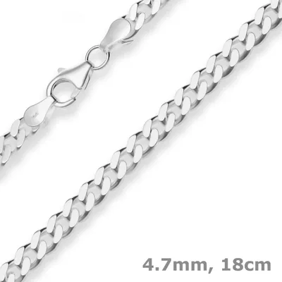 4-7mm-Armband-Panzerkette-aus-925-Silber-18cm