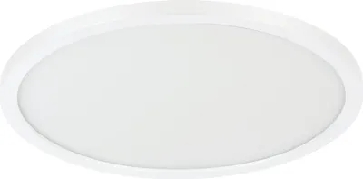 Produktbild von EGLO LED Deckenleuchte Campaspero, dimmbare Deckenlampe, Fernbedienung, runde Deckenbeleuchtung aus Kunststoff in weiß, Lampe, CCT, Ø 30 cm