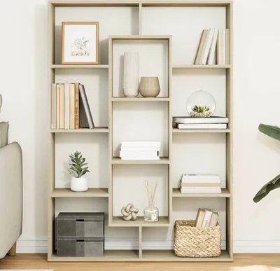 Produktbild von Design Möbel Bücherregal Sonoma-Eiche 102x29x143 cm Holzwerkstoff2024Bücherregale 3882946