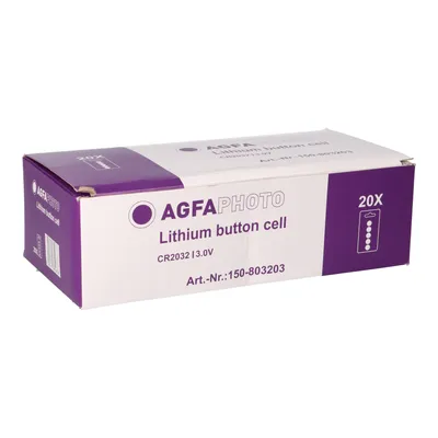 Image de AGFAPHOTO Lithium CR2032 3V 100 pièces 20x 5 blisters