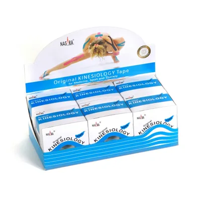 Produktbild von NASARA Kinesiologie-Tape | 5cm x 5m (6er Box)