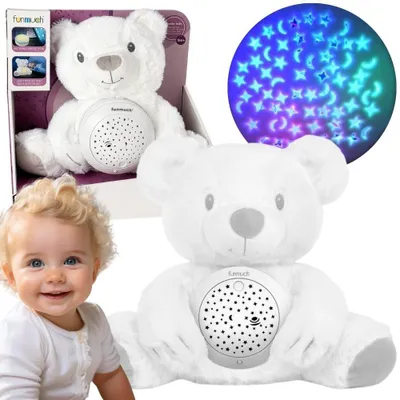 Obrázok produktu pre Medvedík Woopie Baby s projektorom a upokojujúcou hračkou – 15 melódií