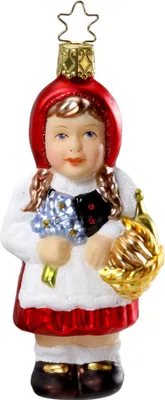 Produktbild von Christbaumschmuck Rotkäppchen Glas 11.5cm bunt, 1 Stück