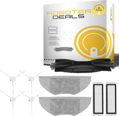 Obrázok produktu pre Sada príslušenstva (náhradné diely) pre roboty Neabot N1 a N1 Plus (4x bočné kefy, 2x utierky, 1x hlavná kefa, 2x filtre)