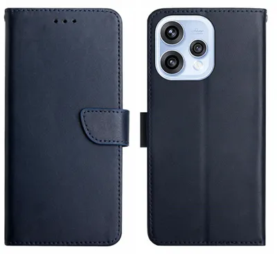 Produktbild von OPPO Reno15 Hülle - Coverup Genuine Leather Klapphülle - Echtes Leder - Blau
