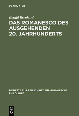 Immagine prodotto di Das Romanesco des ausgehenden 20. Jahrhunderts