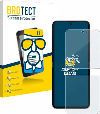 Produktbild von BROTECT Entspiegelungs Schutzglas für Samsung Galaxy Z Flip 6 Schutzfolie Panzer Folie Glas Display Schutz matt