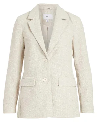 Produktbild von Vila - "Viemmi" Blazer für Damen, Bouclé, Maßgeschneidert GT18407 (M) (Birke)