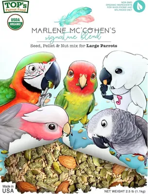 Zdjęcie produktu dla Organiczna karma dla papug z granulatem - Top's By Marlene Mc'cohen 1,13 kg