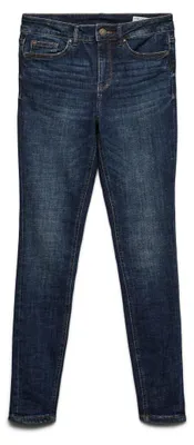 Immagine prodotto di Vero Moda 10310822_2114_60_1002, Jeans, Donna, Blu scuro, Taglia S, Ritiramento massimo del 5%; Lavare al rovescio; Lavare con colori simili; Asciugare all'aria; Non utilizzare candeggina