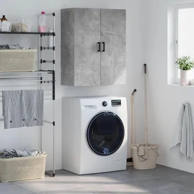 Produktbild von vidaXL Wandschrank Betongrau 69,5x34x90 cm