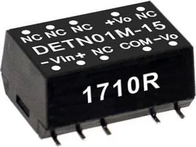 Image de MEAN WELL DETN01L-12 Alimentation & Convertisseur de tension 1 W (DETN01L-12)