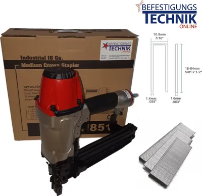 Produktbild von Klammergerät N851 25-51mm für Klammern Typ G5562 Prebena L Senco N Bostitch S5 KL-26