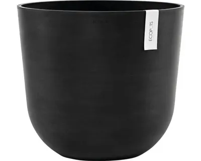 Obrázek produktu pro Květináč Ecopots Oslo plastový Ø 42,6 cm 45 x 45 x 39,4 cm tmavě šedý