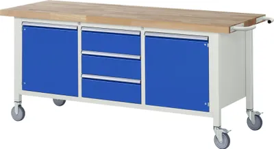 Produktbild von Rau Fahrbare Werkbank Modell 8569 BxTxH 2000x700x880mm