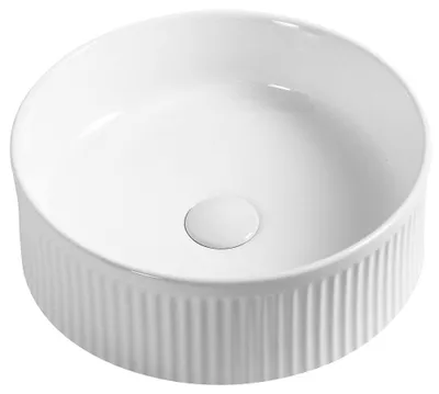 Produktbild von Sapho PICOBELLO Keramik-Waschbecken Durch. 37cm, zum Aufsetzen, Weiß