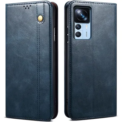 Obrázek produktu pro Pouzdro pro Xiaomi 12T / 12T Pro / Redmi K50 Ultra, kožené flip pouzdro peněženka s funkcí stojánku modré