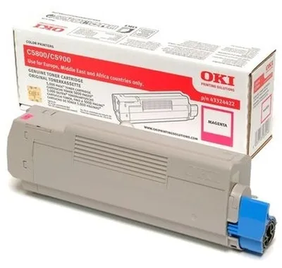 Produktbild von OKI Tonerpatrone - 43324422 - magenta - 5.000Seiten