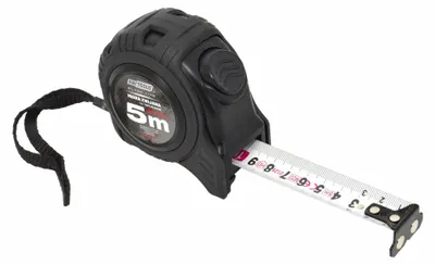 Productafbeelding van AW Tools - Meetlint (set van 6) AW3163 (5 m x 25 mm) (zwart)