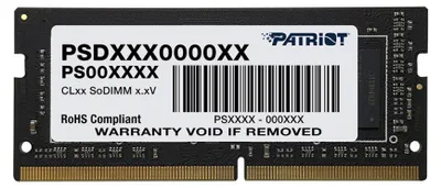 Obrázek produktu pro Patriot Memory Signature Line Premium Patriot, 8 GB, 1 x 8 GB, DDR4, 3200 MHz, 260-pin SO-DIMM
