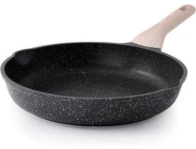 Image de Poêle antiadhésive avec revêtement en granite, 32 cm, compatible avec les plaques à induction, sans PFOA