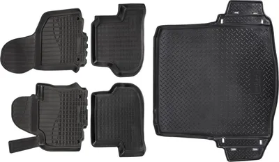 Image de 3D Tapis en caoutchouc pour Skoda Octavia 2 Break 2008-2013 et bac de coffre NORM