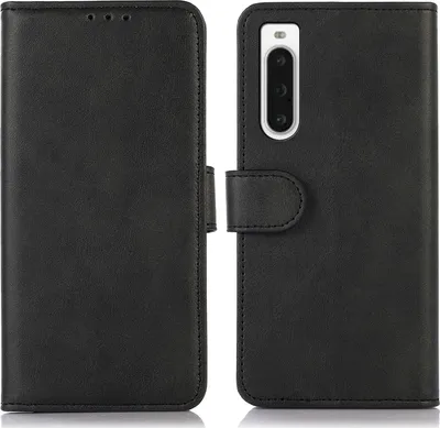 Produktbild von Mobigear Wallet  Sony Xperia 10 V Hülle Klapphülle Geldbörse - Schwarz