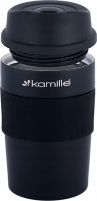 Obrázek produktu pro Termohrnek z nerezové oceli 480 ml s protiskluzovým povrchem KAMILLE KM-2049A
