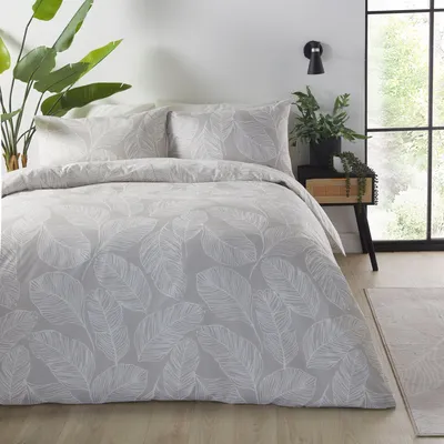 Produktbild von Natürliche Blätter Bettwäsche Set 230 x 220 cm