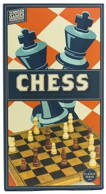Produktbild von Chess Holz Schachspiel Strategie Brettspiel für Kinder und Erwachsene