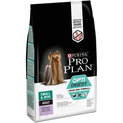 Zdjęcie produktu dla Purina Small & Mini Grain Free Sensitive Digestion, Dorosły, Mini (5 - 10 kg), Indyk, 7 kg