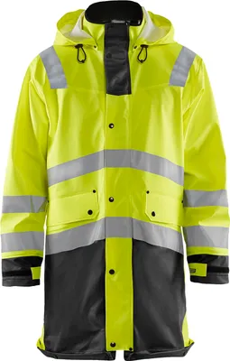 Produktbild von Blakläder High Vis Regenmantel 4326 2005 Level 3 in zwei Farben, Farbe:gelb/schwarz, Größe:L