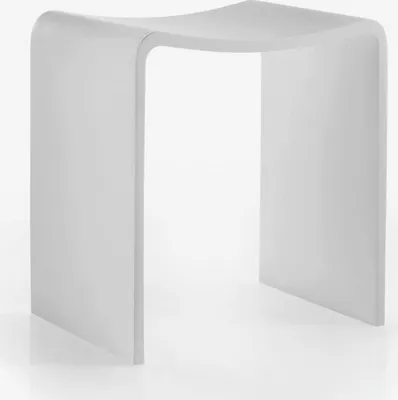 Produktbild von Hocker Badhocker Mattstone weiß Design Lineabeta