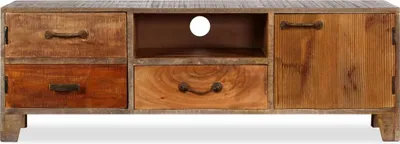 Produktbild von vidaXL TV-Schrank Massivholz Vintage 118x30x40 cm