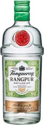 Immagine prodotto di Tanqueray Rangpur Lime, gin distillato, 41,3% vol, bottiglia singola da 700 ml
