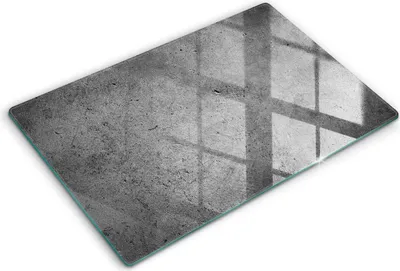 Produktbild von Abdeckung Glas - Küchenabdeckung - 80x52 cm - Abdeckplatte -Betonsteinstruktur
