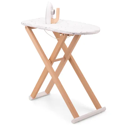 Productafbeelding van Houten strijkplank voor kinderen. Houten speelgoed als rollenspeelgoed