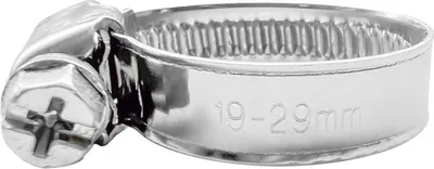 Obrázek produktu pro Hadicová svorka W2 19-29 mm, nerezová ocel W2, hadicové svorky Hadicové svorky Trubkové svorky Sada svorek 6x