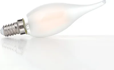 Immagine prodotto di Candela a LED, E14, lampada, illuminante, lampadina di ricambio, pezzo di ricambio, 4,5 watt, 470 lumen, 2700 Kelvin, bianco caldo, opaco, dimmerabile