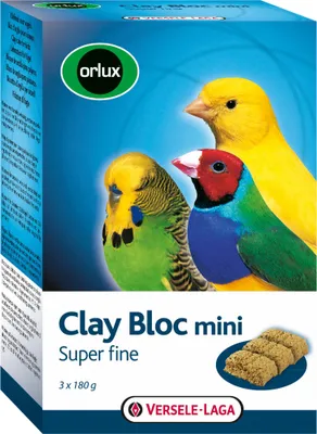 Immagine prodotto di Versele Laga Orlux Clay Bloc Mini 540G - Cubetti di argilla per piccoli uccelli