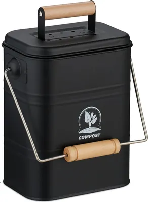 Immagine prodotto di Compostiera da cucina 3,5 l - Antiodore con filtri