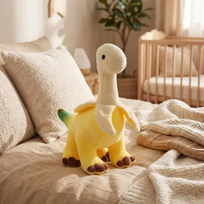 Produktbild von Brontosaurus Banane Plüschtier Kuscheltier Dinosaurier weiches Stofftier Kawaii Geschenk für Kinder