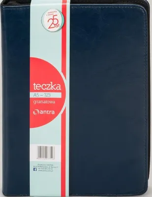 Image de Chemise A5 723 bleu marine avec calculatrice