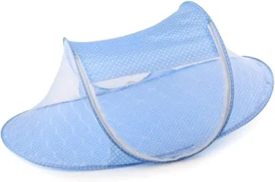 Produktbild von Tragbares Faltbares Babybett mit Moskitonetz - Reisebett für Babys (110 x 60 x 40 cm)