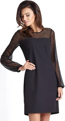 Zdjęcie produktu dla Ivon Elegancka sukienka damska Ruvro czarna 34