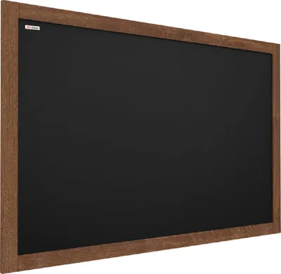 Zdjęcie produktu dla Tablica kredowa czarna 200x120 cm rama drewniana lakierowana