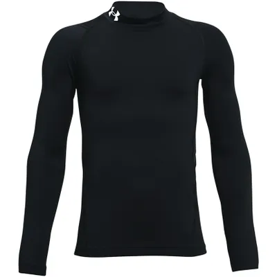 Produktbild von UNDER ARMOUR ColdGear Armour Mock langarm Trainingsshirt Jungen 001 - black/white XL (165-178 cm)