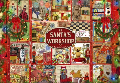 Produktbild von Bluebird Puzzle Santas Workshop - 1000 Teile