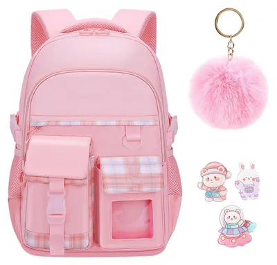 Imagen del producto de Mochila para niñas con múltiples compartimentos y diseño casual