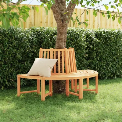Obrázek produktu pro The Living Store Půlkruhová lavička Ø160 cm z masivního teakového dřeva